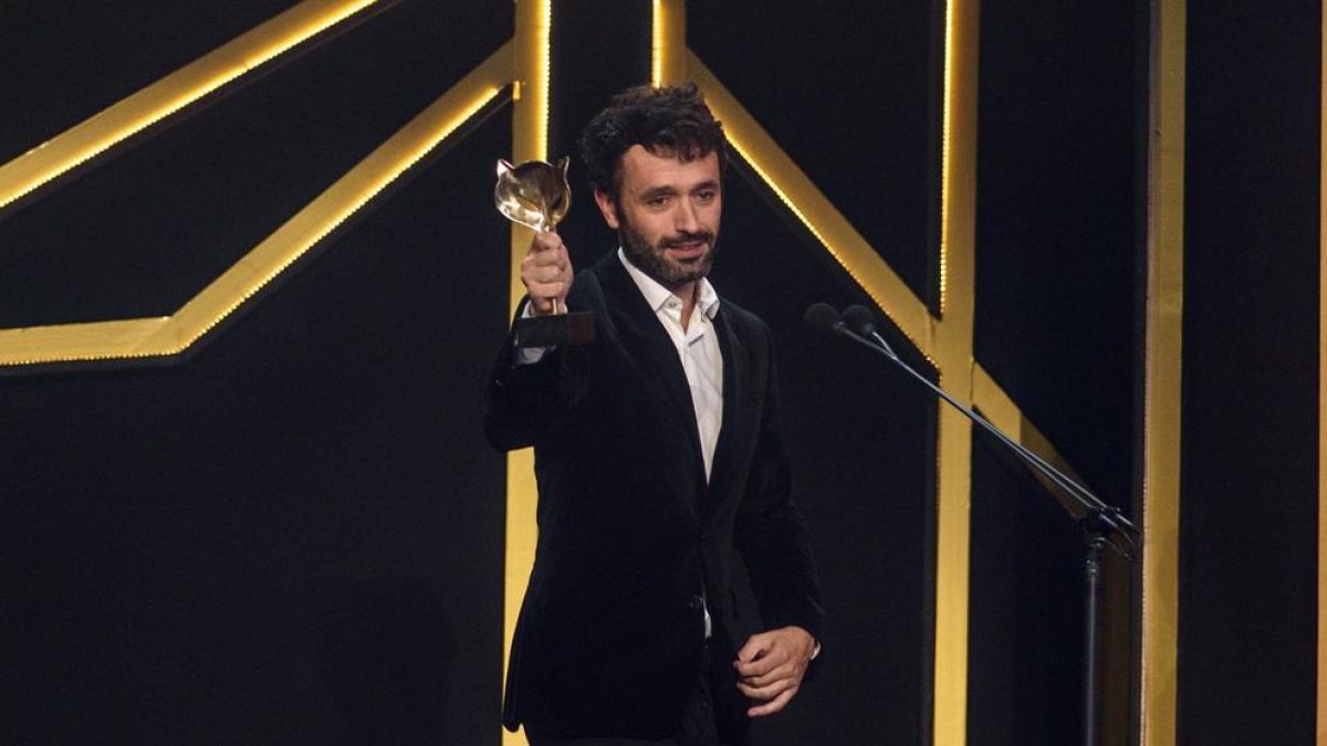 El director Rodrigo Sorogoyen, a la gala dels premis Feroz 2019.