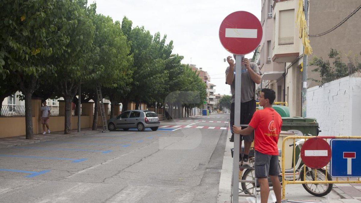 Agramunt reobre al trànsit la 'nova' avinguda Jaume Mestres