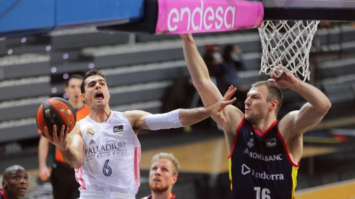 El Madrid deixa fora de la Copa l'Andorra