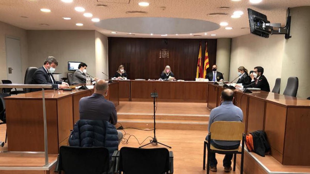 Un moment del judici celebrat per aquest cas a l’Audiència Provincial de Lleida.