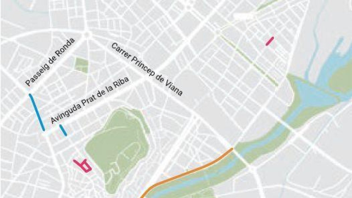 La calle Antoni Solé de Lleida, también para los peatones el fin de semana