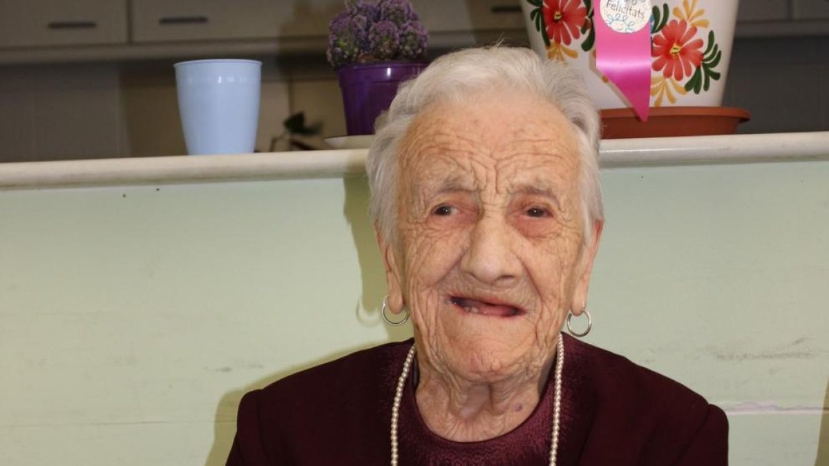 Mor als 107 anys a Artesa de Segre Teresa Font, una de les àvies més longeves de Lleida