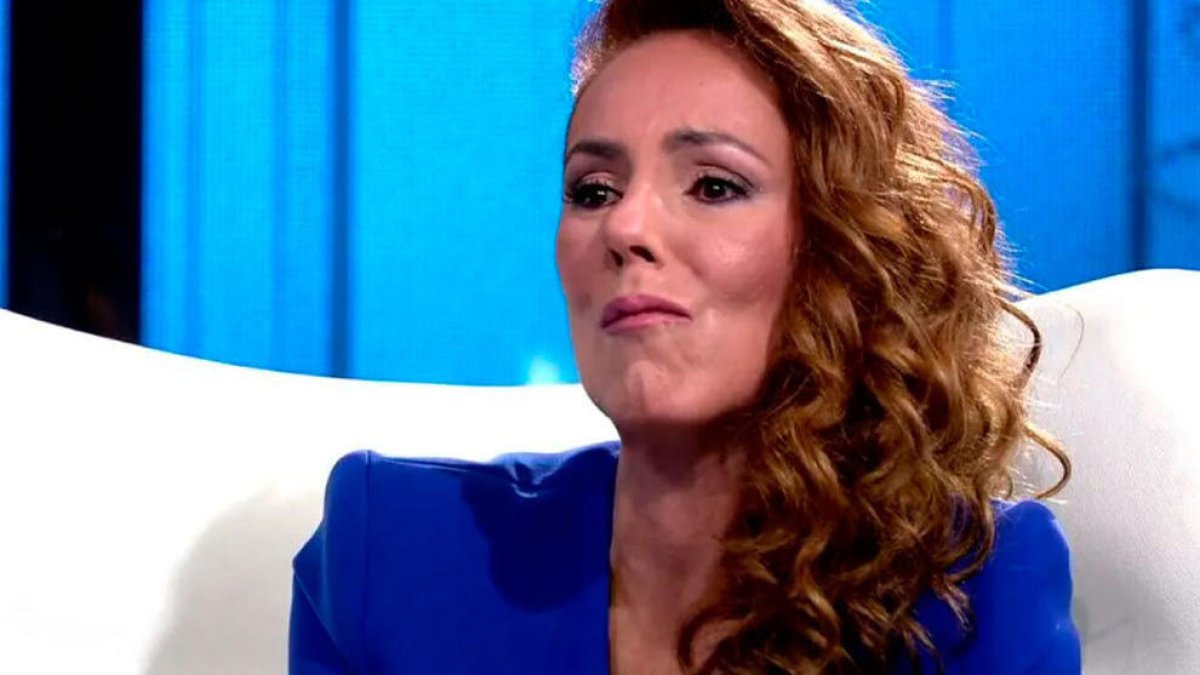 Rocío, en la macroentrevista de Tele 5.