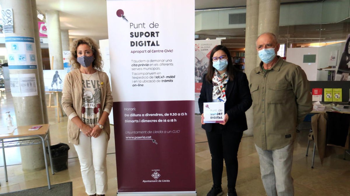 El punt de suport digital és al centre cívic de Balàfia.