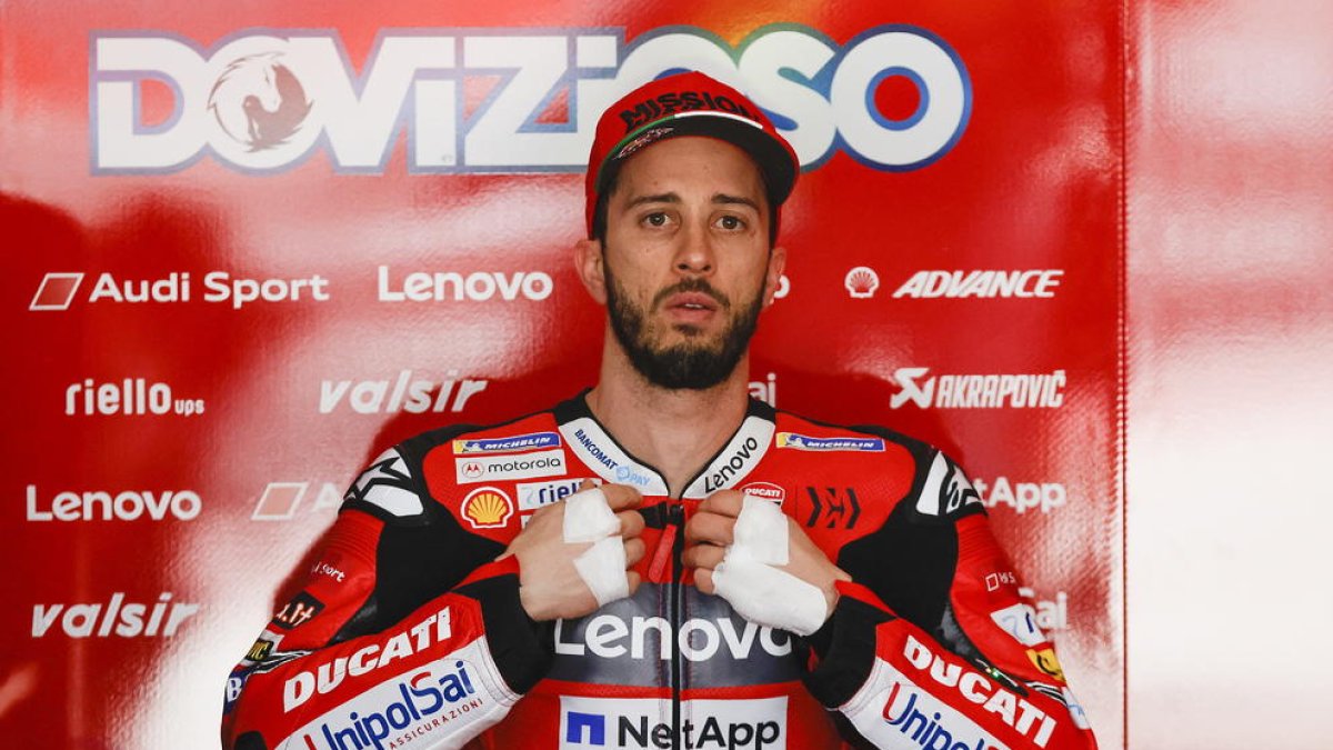 Dovizioso llegará ‘tocado’ al arranque del Mundial el 19 de julio.