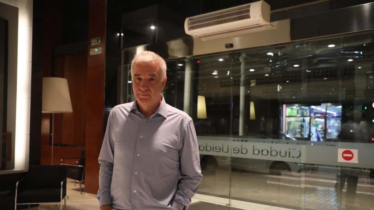 El empresario Luis Pereira, ayer en el hotel donde se hospeda.