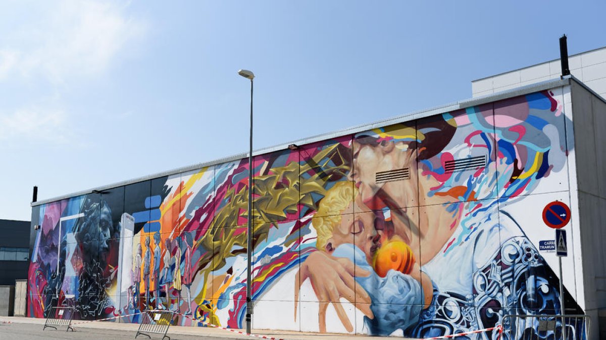 Mural ganador del premio del jurado del 5.º Torrefarrera Street Art.