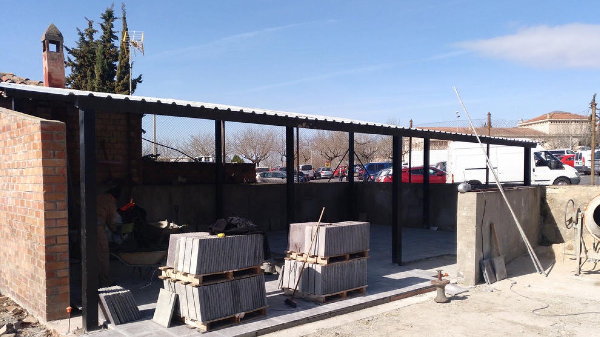 Las obras del equipamiento, que  entrará en servicio en verano.