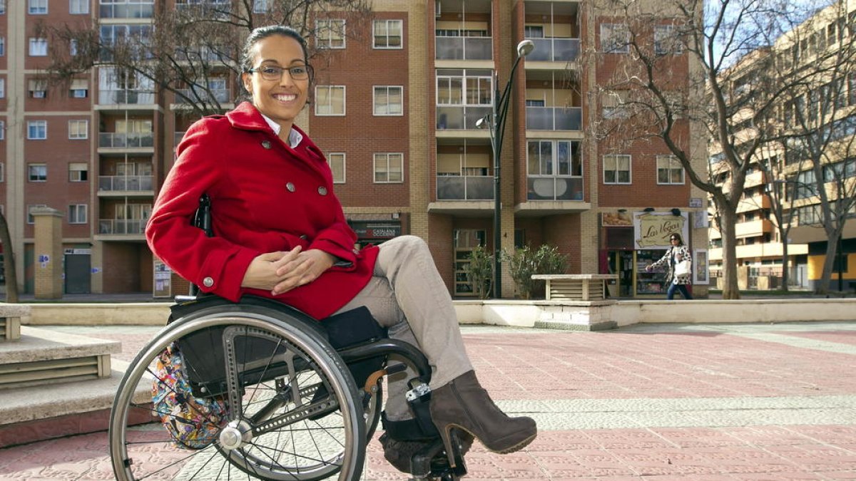 La nadadora saragossana Teresa Perales.