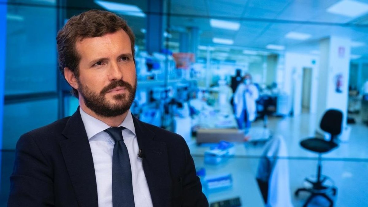 El líder del PP, Pablo Casado.