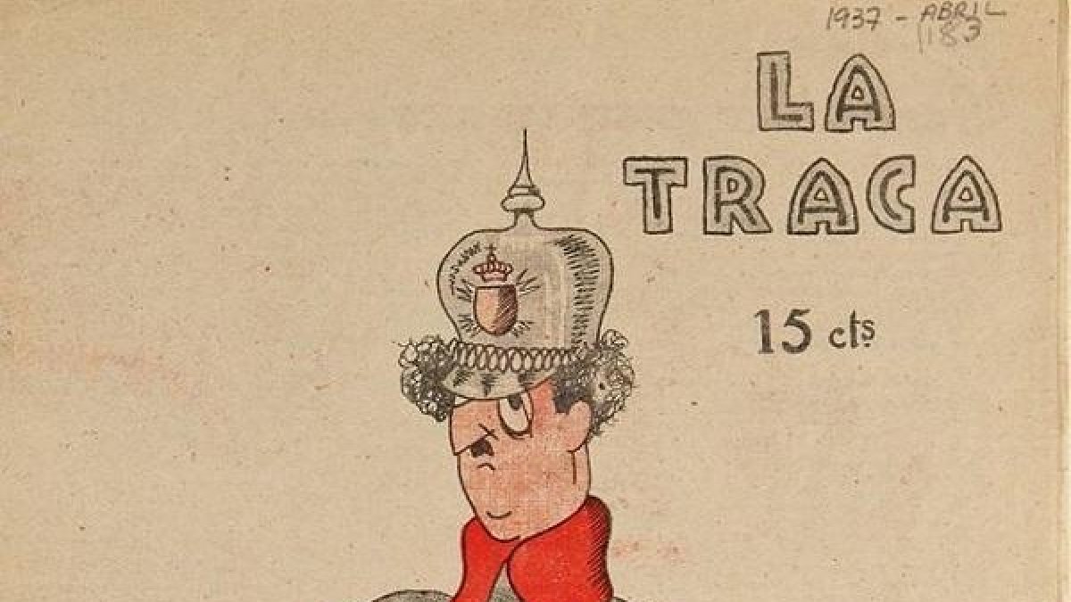 Una de las caricaturas de ‘La Traca’.