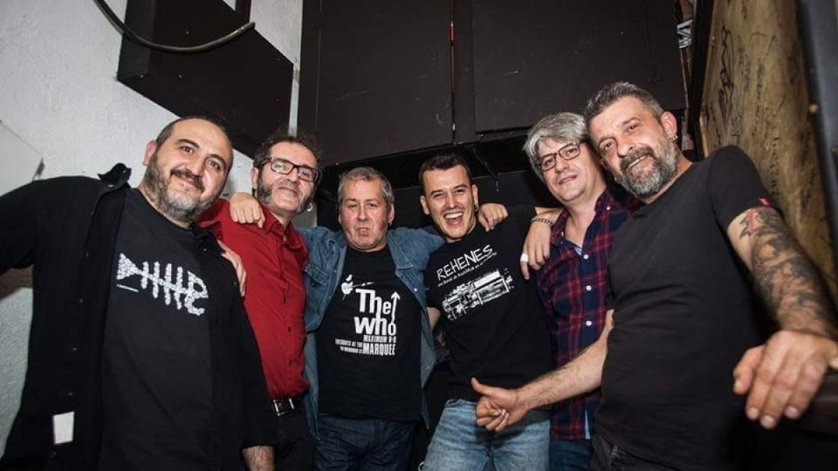 Actual formación del grupo de Balaguer Rehenes, que presenta nuevo disco.