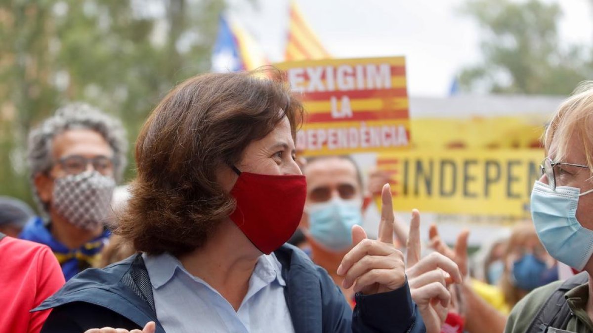 El independentismo se moviliza a un día de que Puigdemont declare en Cerdeña