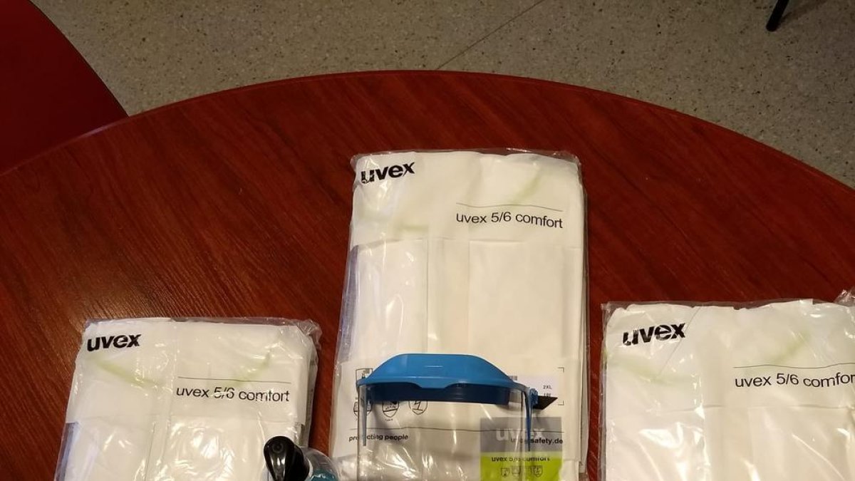 EPIs y material de protección para las elecciones en Vilagrassa.