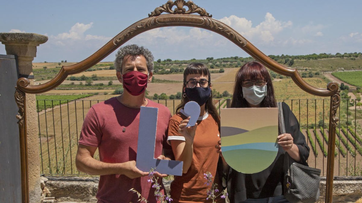 Presentación de la campaña turística, ayer en el castillo de Verdú.