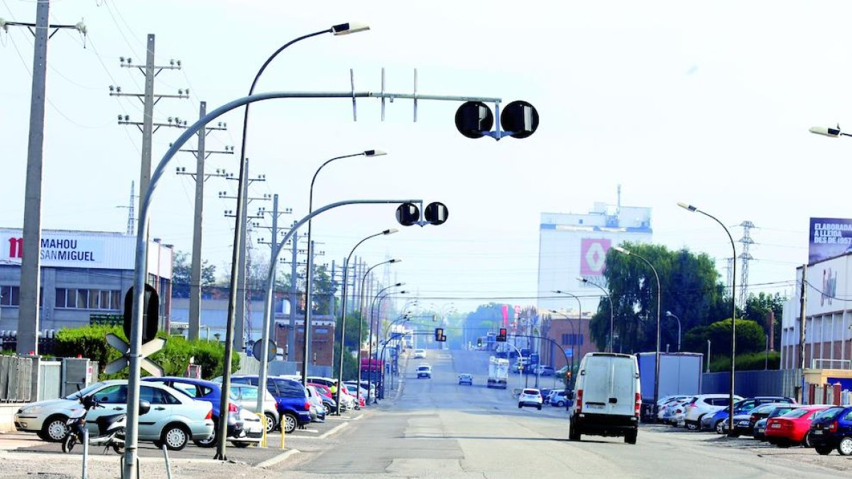 Imatge d’arxiu del Polígon Industrial El Segre, a Lleida.