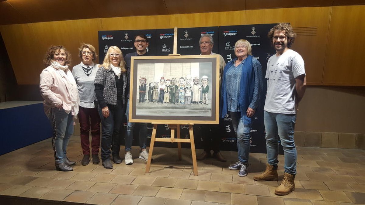 La foto en què es basarà el cartell de la festa major.