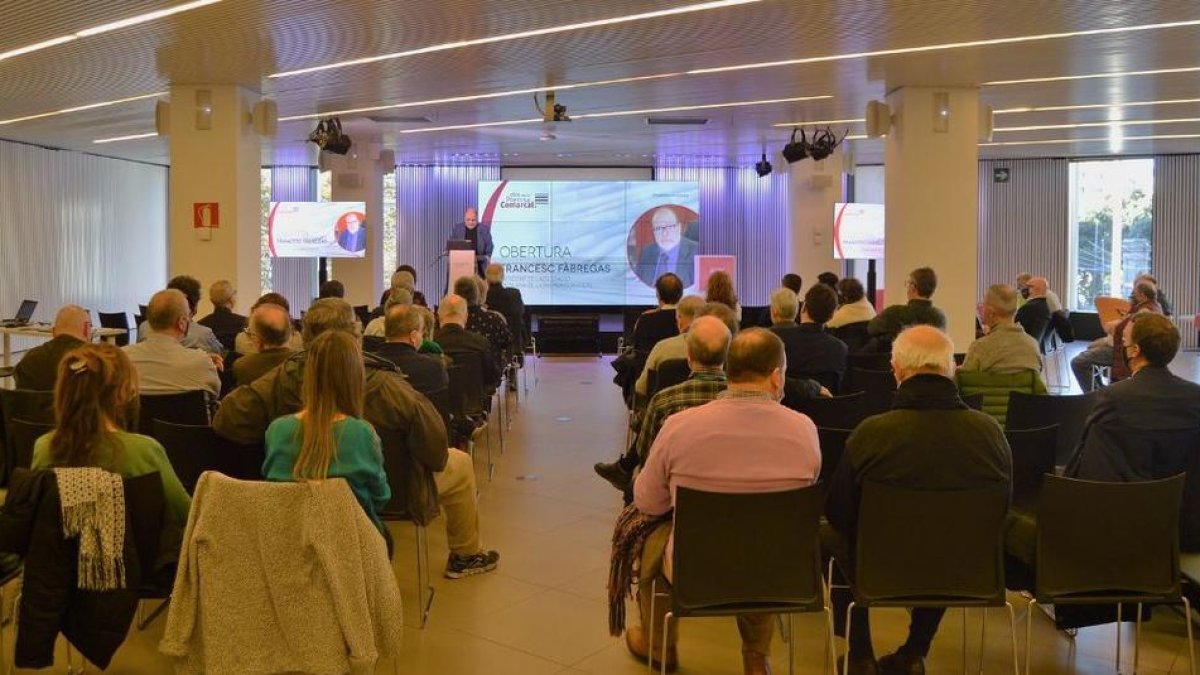 Un moment de l'acte del Dia de la Premsa Comarcal.