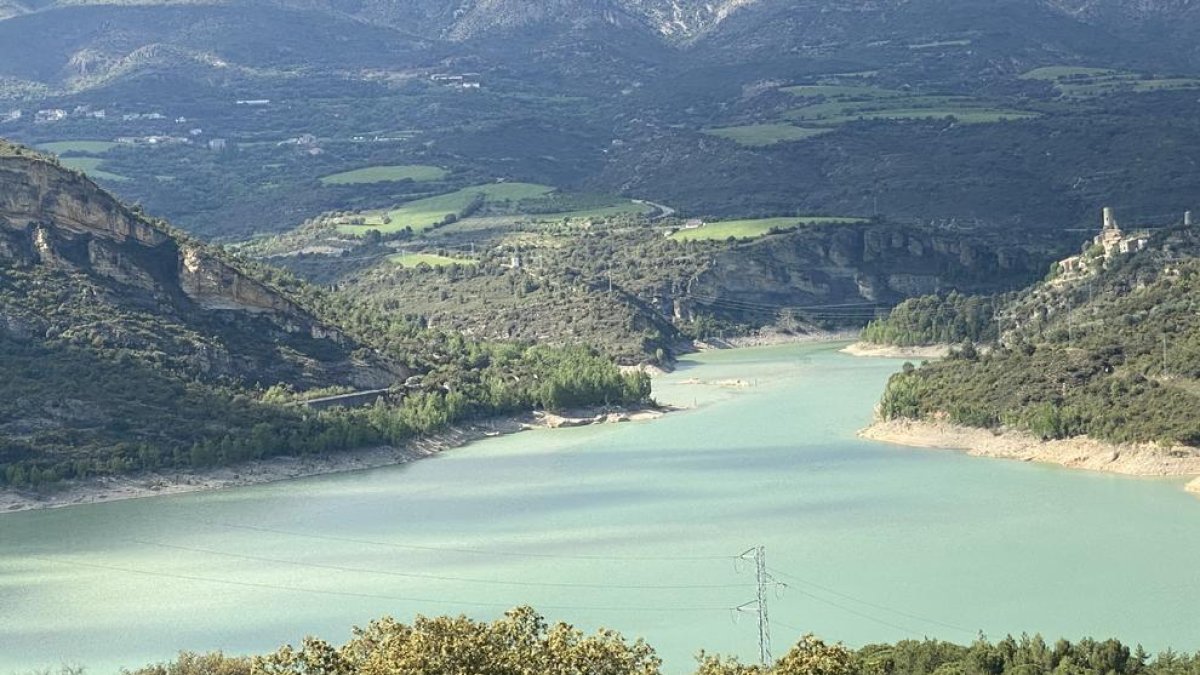 El pantano de Camarasa está a casi el 70% de su capacidad.