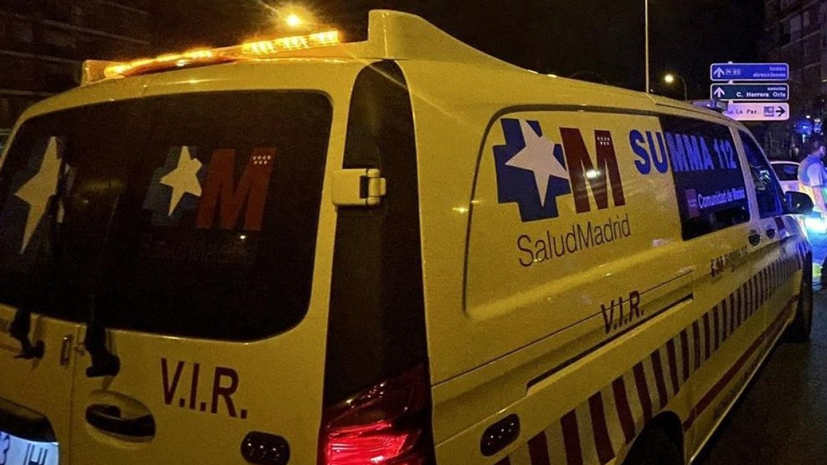 Efectivos del Summa de Madrid.