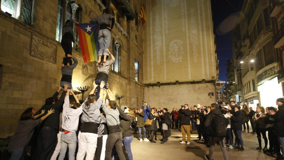 Els Marracos de la UdL van participar en l’acte convocat per Colors de Ponent.