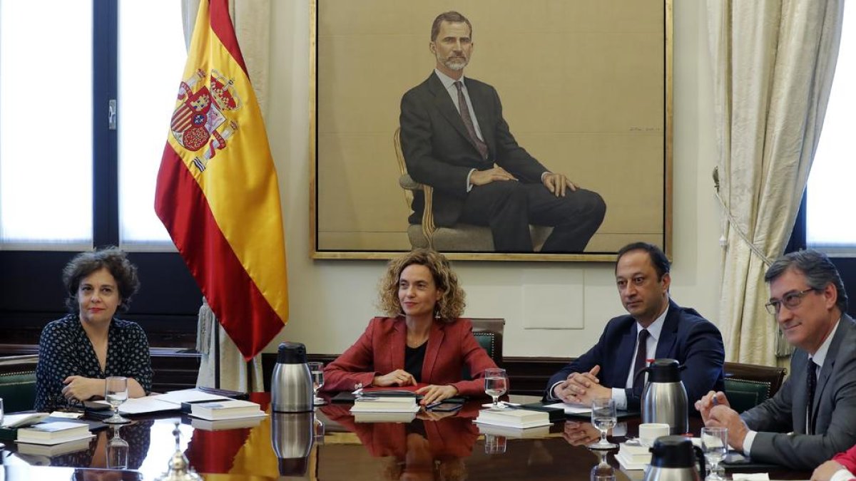 Els lletrats del Congrés avalen la suspensió dels presos independentistes