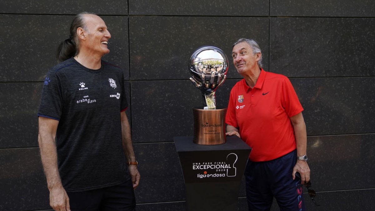 Pesic va fer broma amb Ivanovic a l’acte de presentació de la final.