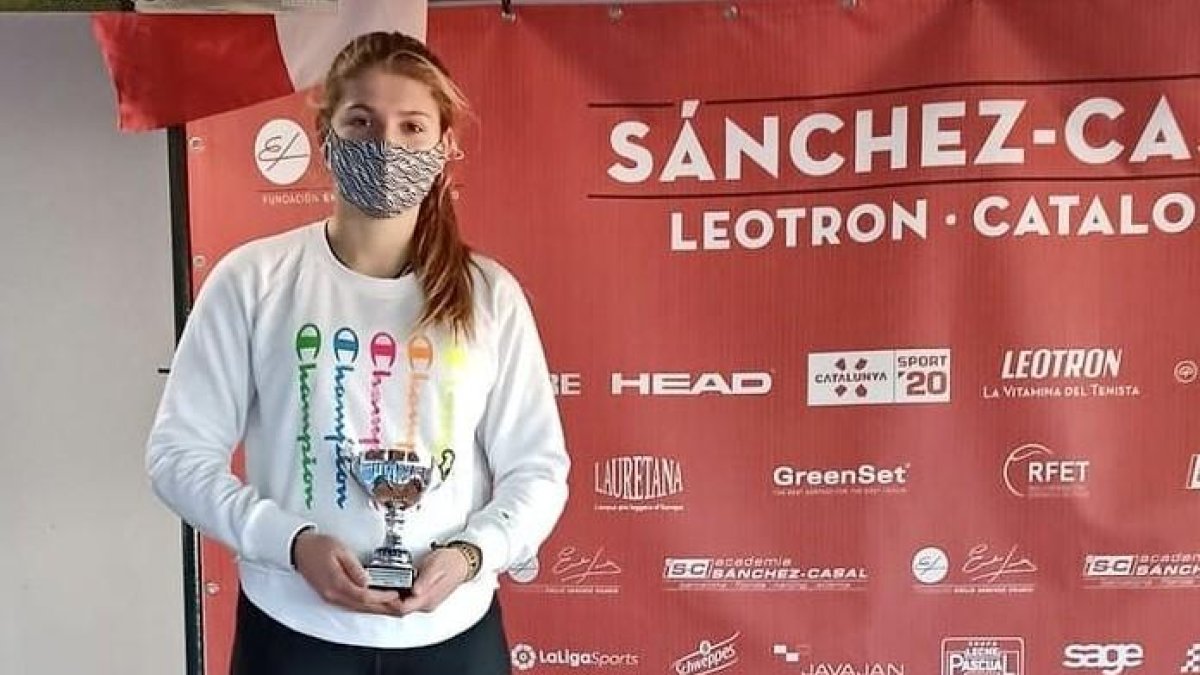 Alejandra Carmona, jugadora del CN Lleida.