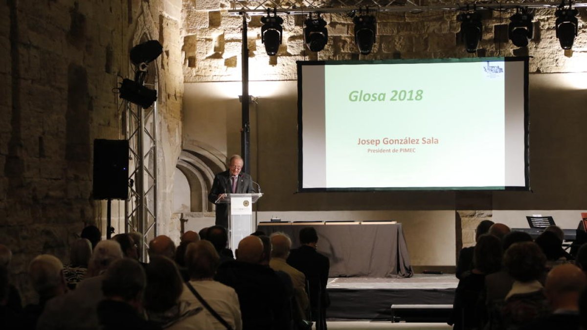 Entrega ayer de reconocimientos de los Amics de la Seu Vella.
