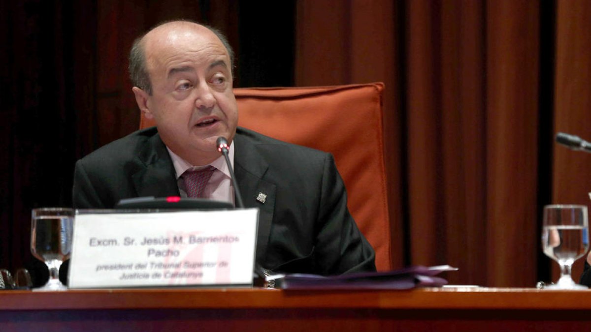 Jesús María Barrientos, ayer en el Parlament.
