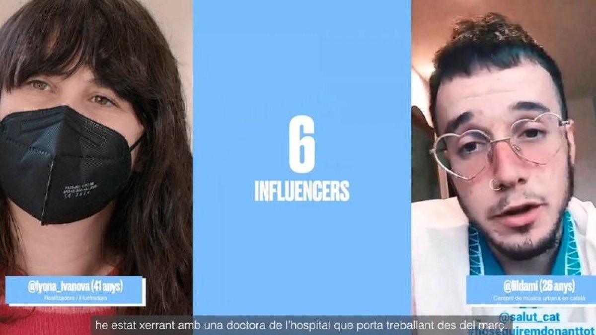 Salut implica a 'influencers' en la prevenció de la COVID-19 entre els joves