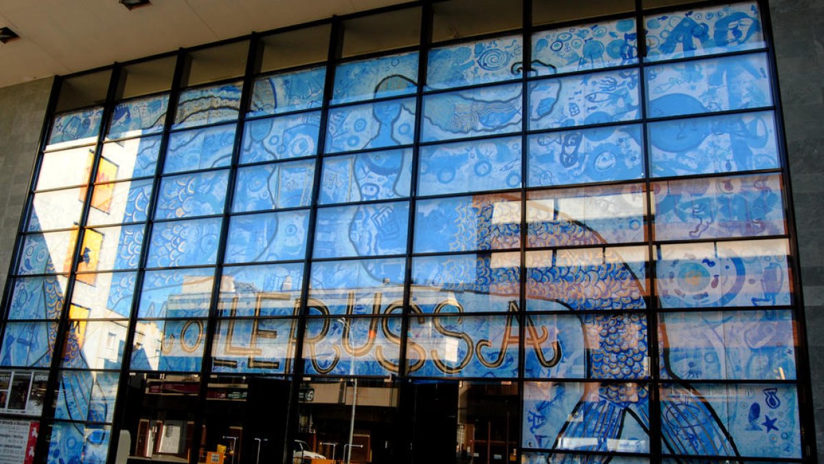 El nuevo mural del Salón.