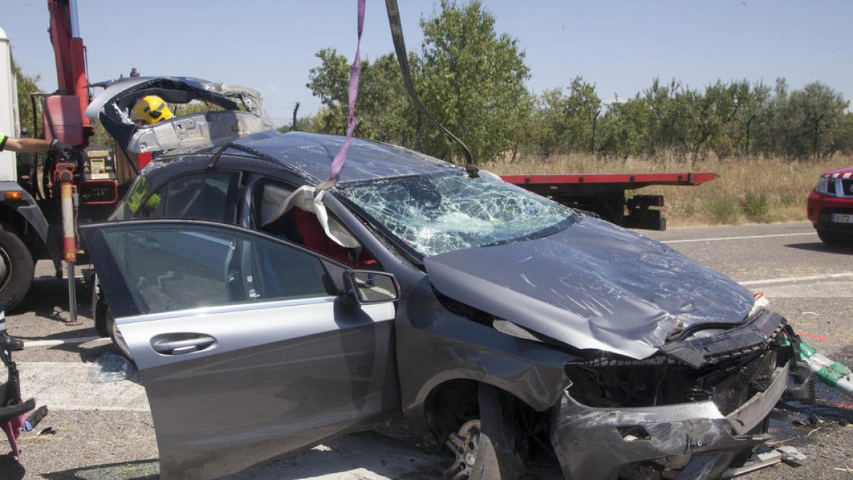 Un muerto y un herido grave en un accidente al A-2 en Fonolleres