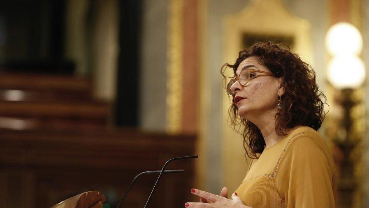 Montero diu que de no aprovar-se el Pressupost la sortida són les eleccions aquest any