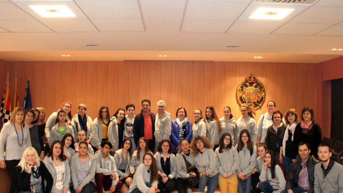 Joves francesos fan estada a Tàrrega per fer pràctiques de formació