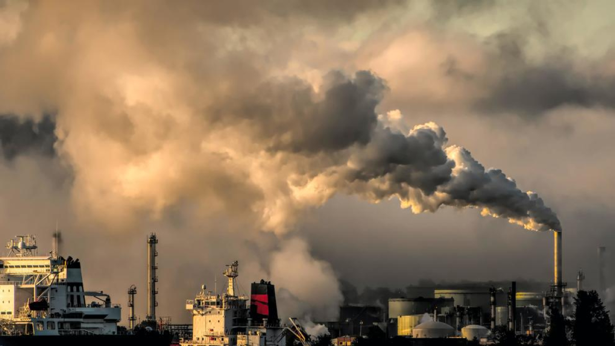 Imatge d'arxiu d'una zona contaminada