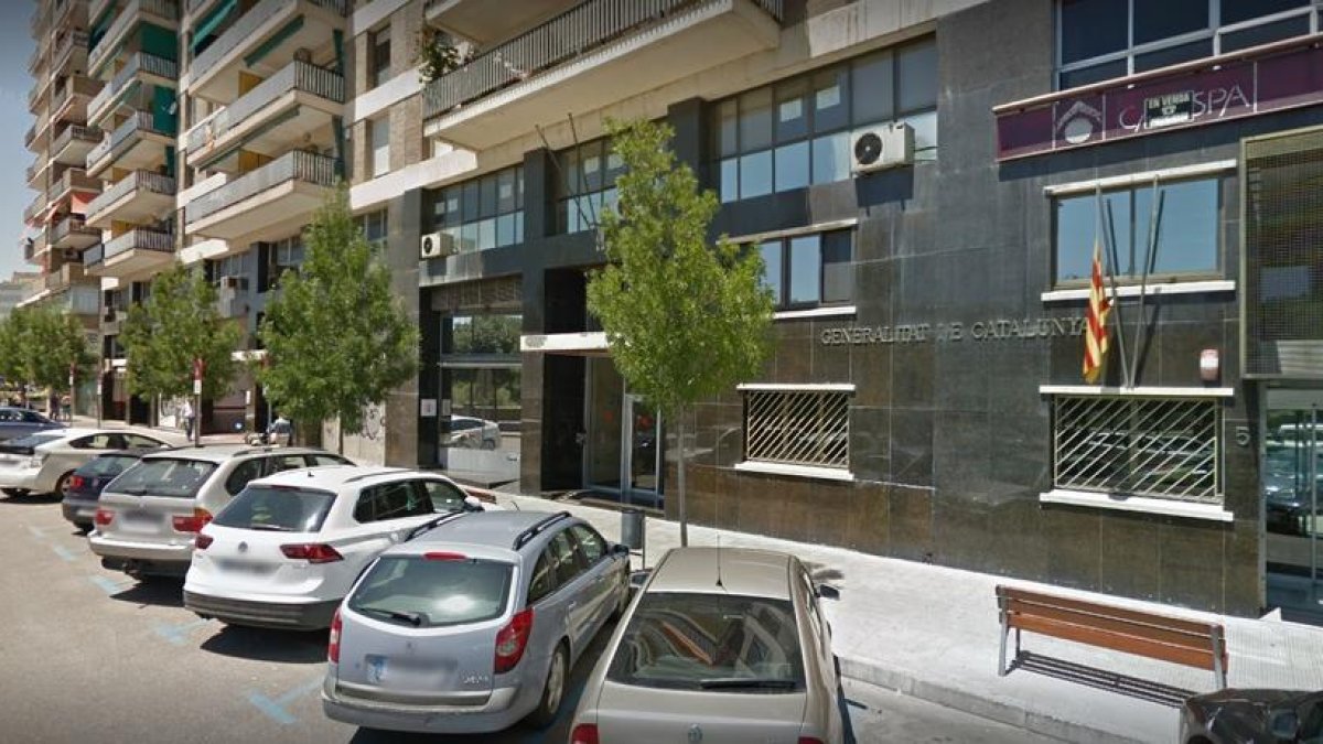 Sede de la conselleria de Asuntos Sociales y Familias en Lleida.