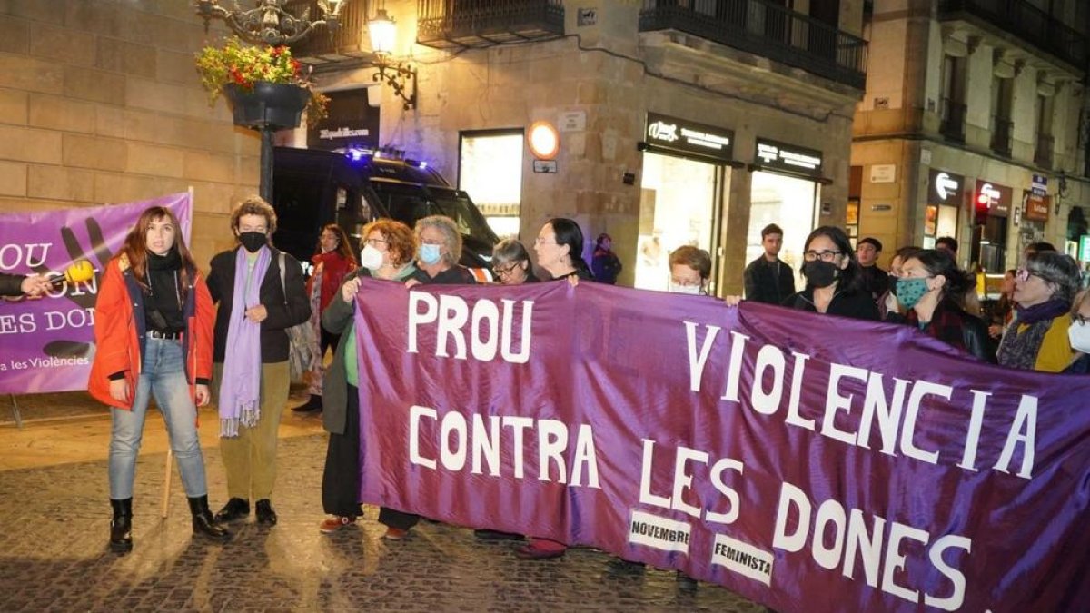 La violación ha motivado actos de repulsa por toda Catalunya, como este el miércoles en Barcelona.