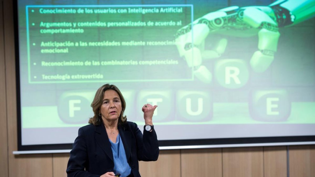 La presentación del informe.