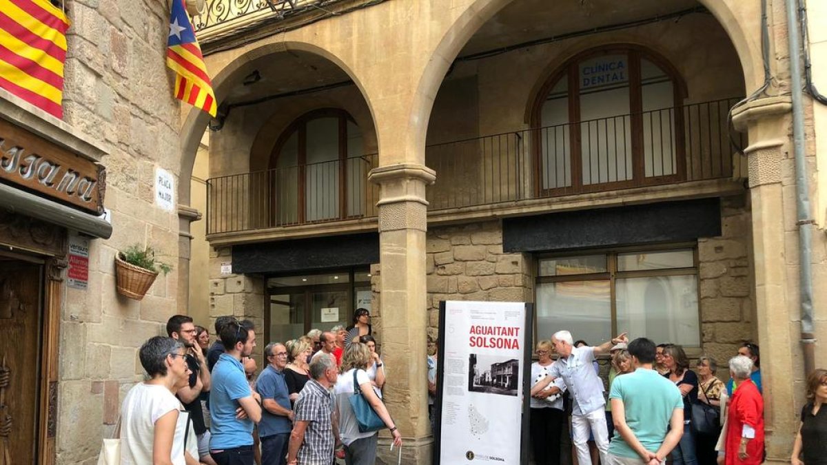 Imagen de la ruta guiada por las calles de Solsona.