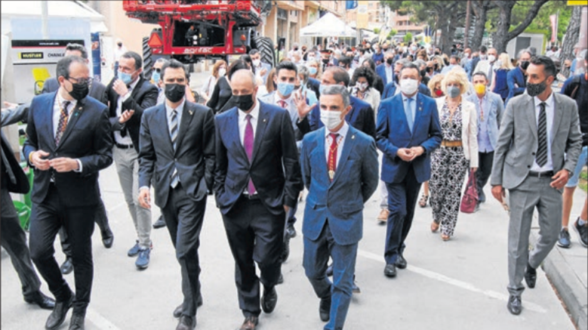 Roger Torrent: “La Fira de Sant Josep és
bàsica per a la recuperació econòmica”