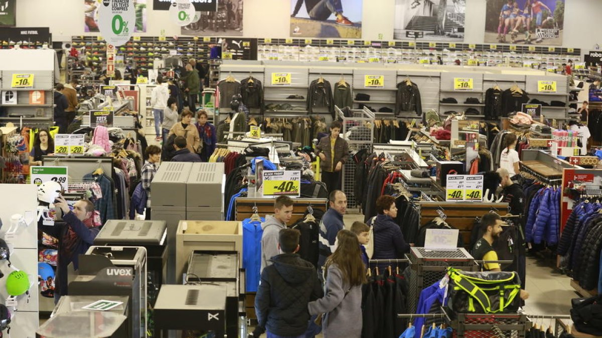 La última edición del Black Friday en un establecimiento de Lleida.