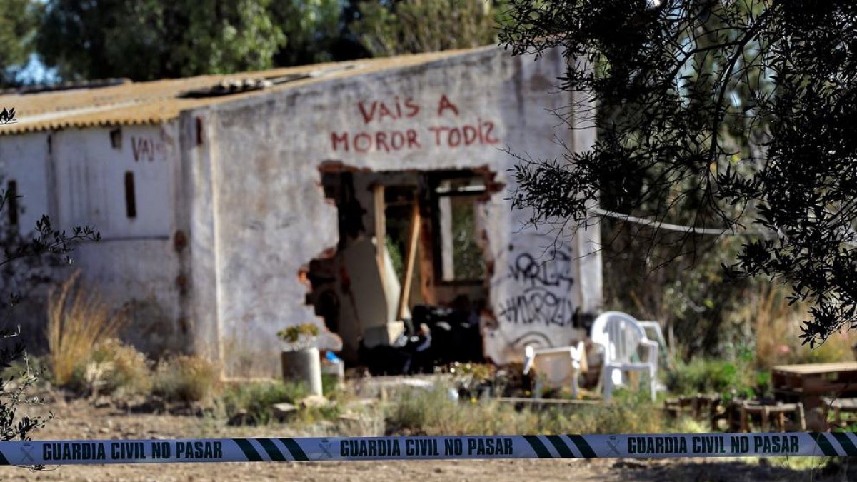 La casa donde vivían los niños asesinados.