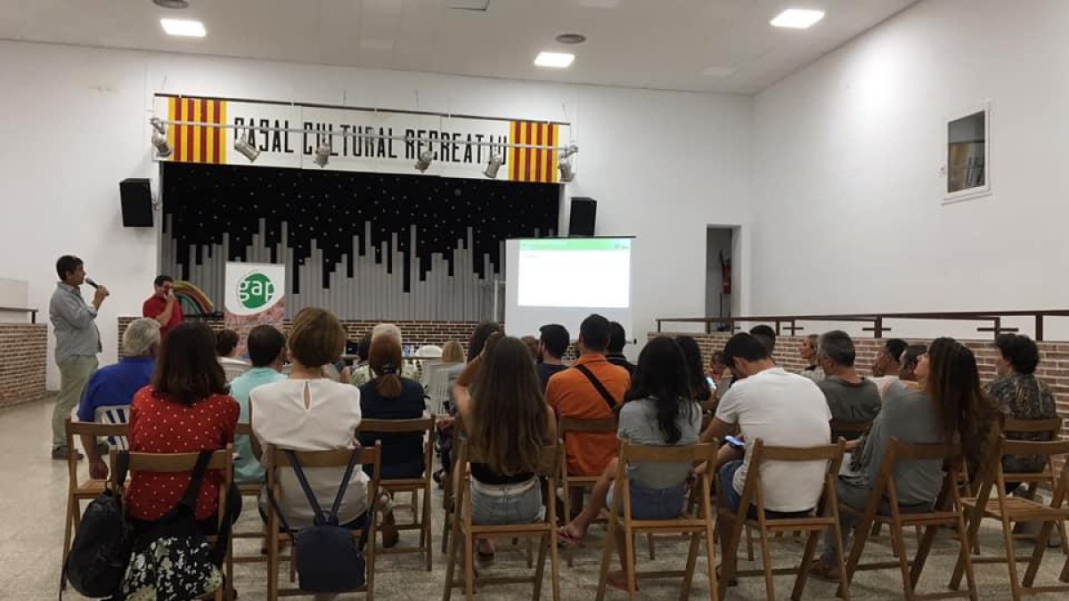 Un acto informativo la noche del jueves en Puiggròs.
