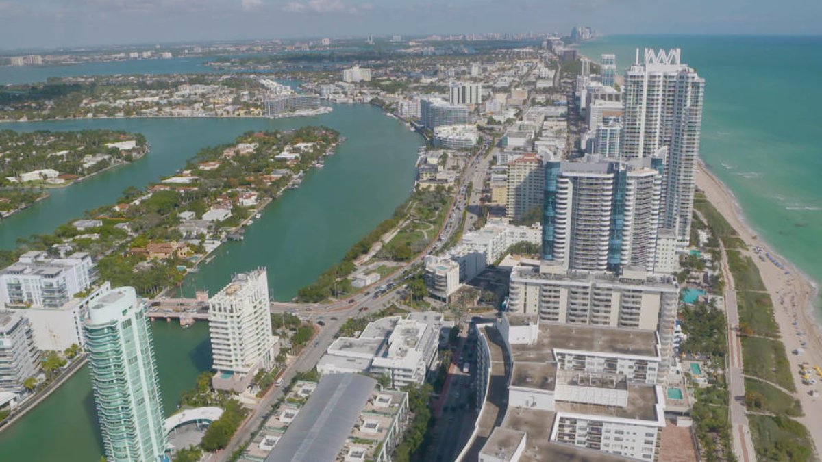 Panoràmica del sector més turístic de Miami.
