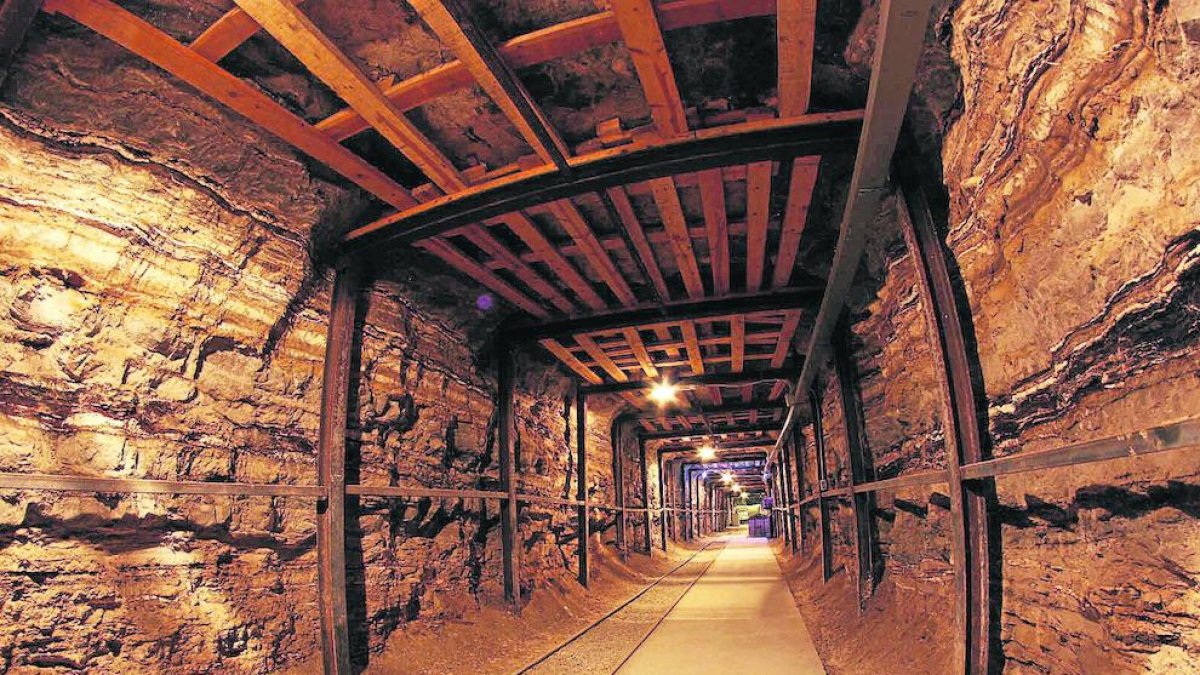 Interior del Museo de la Mina de Mequinensa.