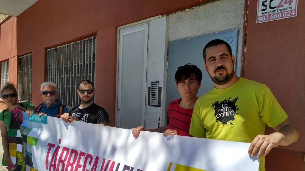 Membres de la candidatura de la CUP a la capital de l’Urgell.