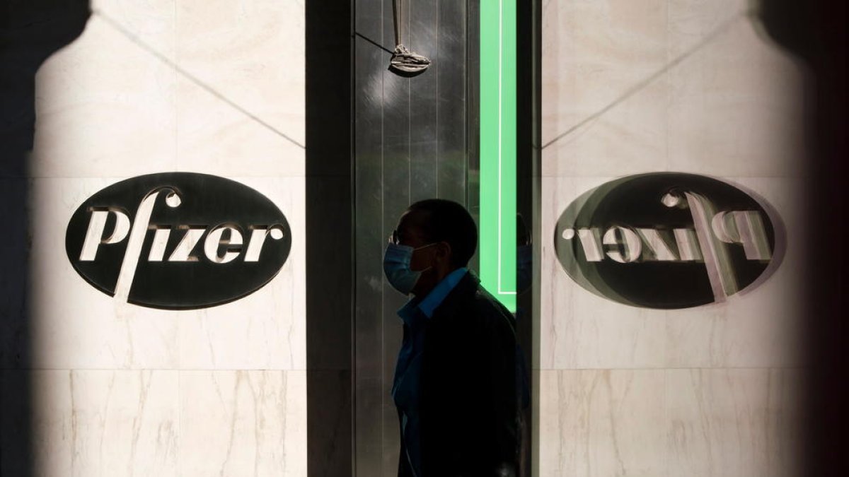 Imatge d'arxiu de la seu de la companyia Pfizer a Nova York.