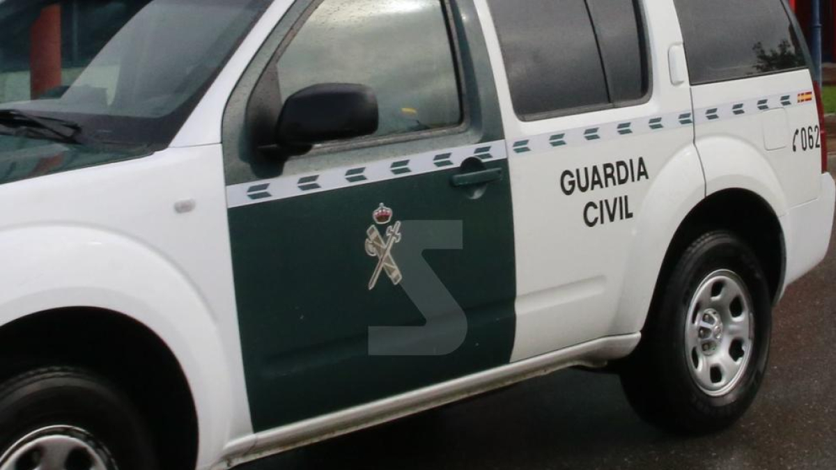 Un vehículo de la Guardia Civil