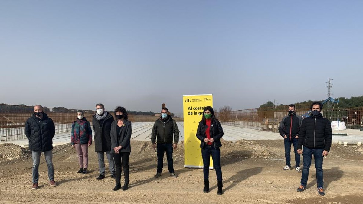 Vilalta, Jordà y Talarn visitaron una planta en Alcarràs.